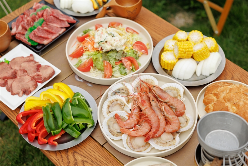 【17:00】夕食の準備(食材持込)